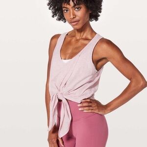 Lululemon Knot A Problem Tank - Heathered Petals
